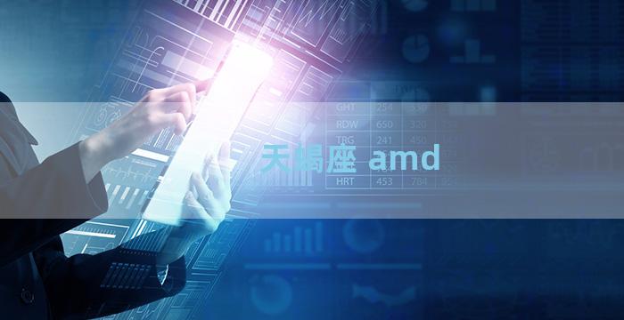 天蝎座 amd